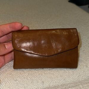 “HOBO” brand trifold wallet. Genuine leather. Perfect condition!